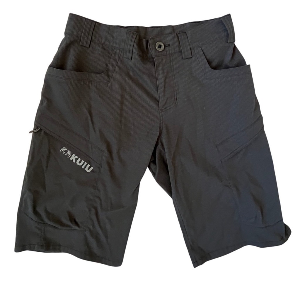 Kuiu Tiburon Shorts Mens 30 Charcoal Grey Hunting Hiking Dot Air UPF 50+ DWR